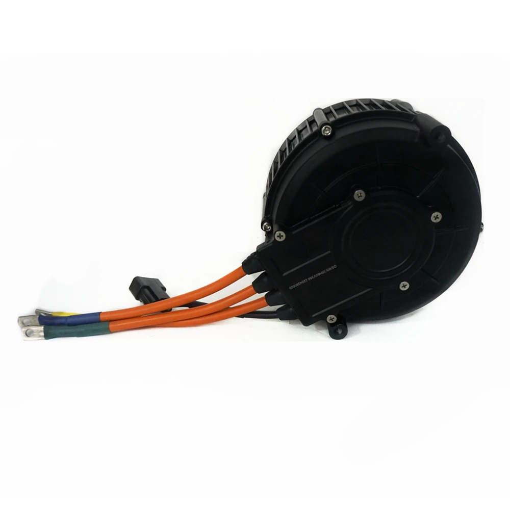 QS165 V2 35H 5KW Peak 10KW 6500RPM Belt Design QS Mid-Drive Motor For Sur-ron Light Bee Moped