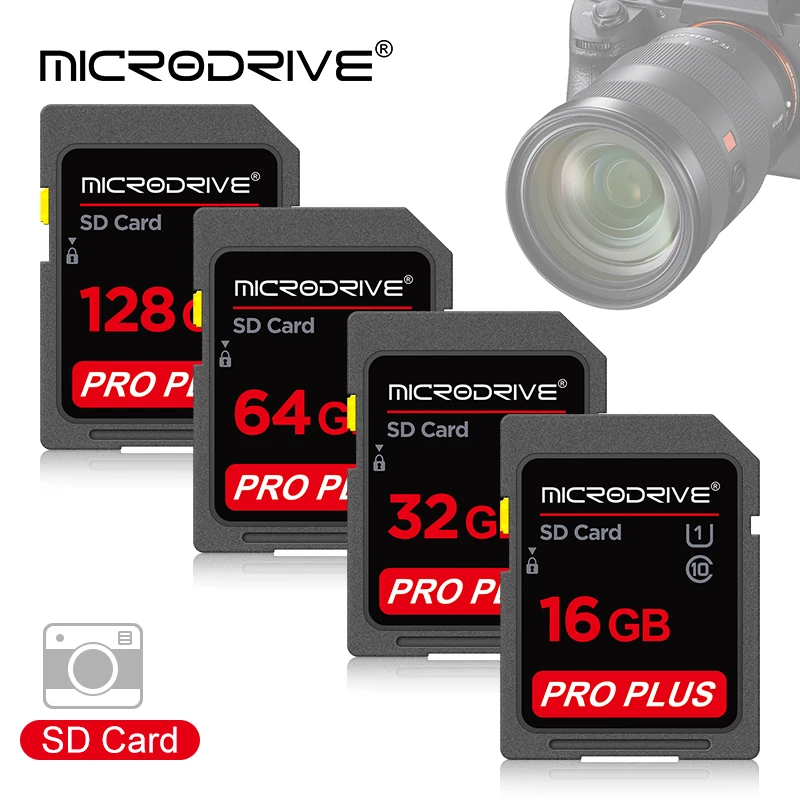 고속 클래스 10 SD 카드 16GB 32GB 64GB 128GB 256GB SD 메모리 카드 SDA1HC SDA1XC 플래시 USB 스틱 카메라용 SD 카드