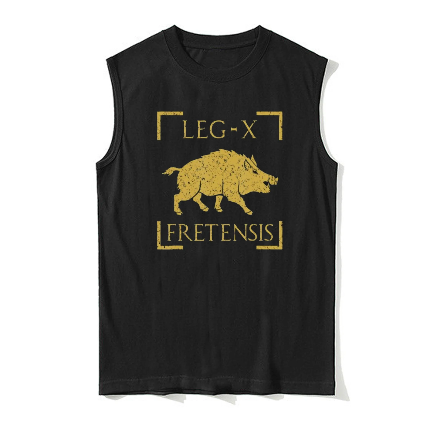 

Майка Legio X Fretensis Vexillum с эмблемой римского легиона, новинка, 100% хлопковая майка с круглым вырезом, летняя повседневная мужская футболка без рукавов