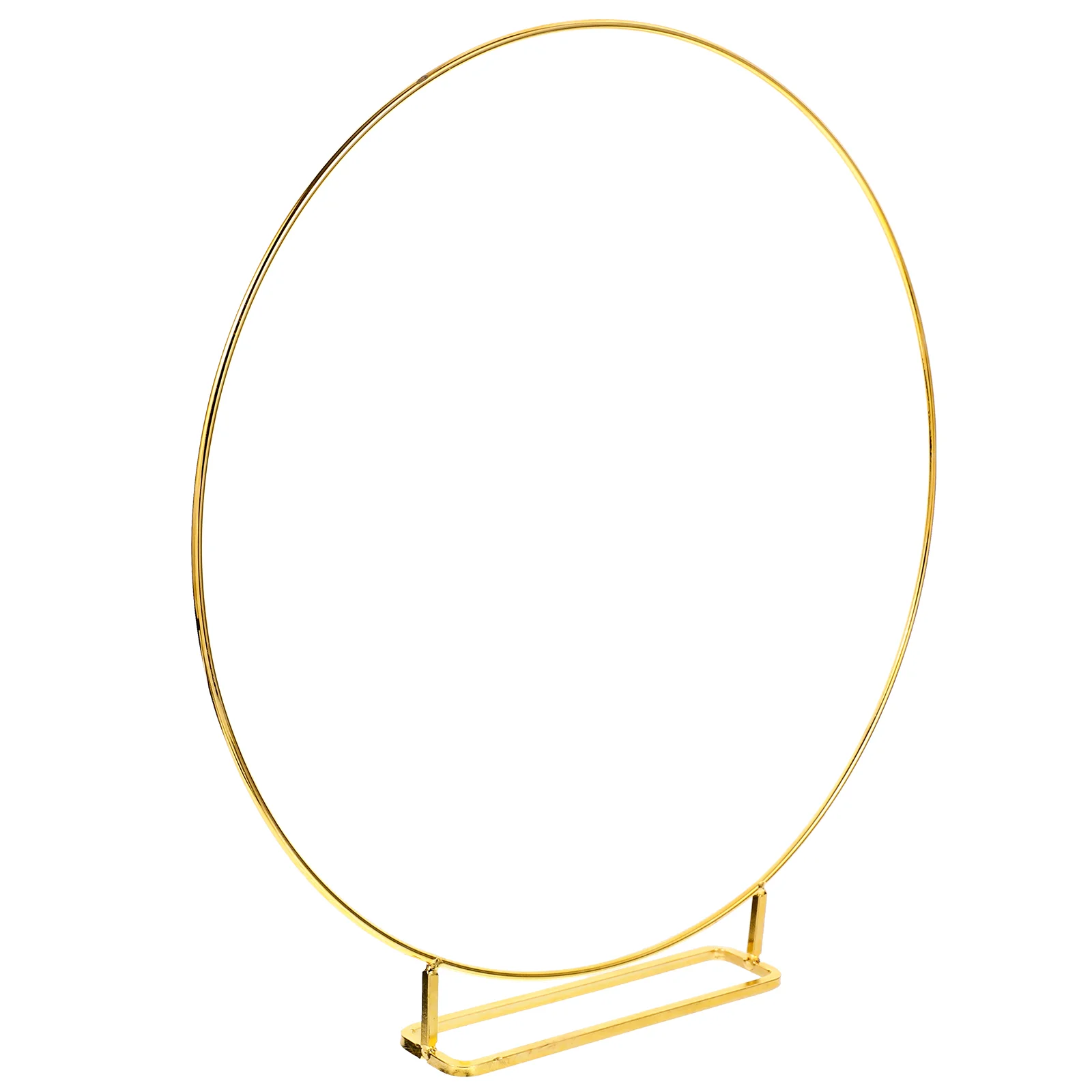 Hoops The Ring Wedding Wreath Floral Dining Table Metal Centerpiece Garlands Decoration