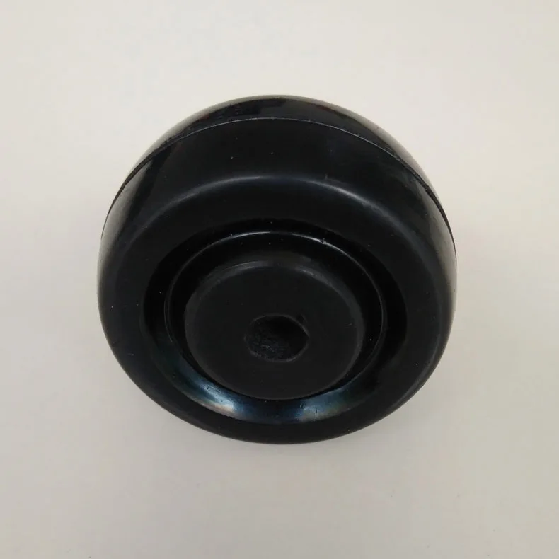 Description Picture 3 of item(4 Packs) - Spot 1.5 Inch Black Rubber Single Wheel Diameter 40mm Mute Wear-resistant Medical Equipment Caster Furniture