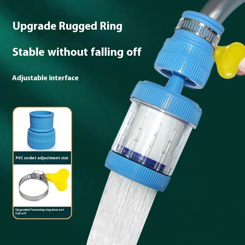 360 ° Rotation Household Tap Water Rotatable and Retractable Universal Water Filter Purifier Splash-proof Artifac Home Kitchen