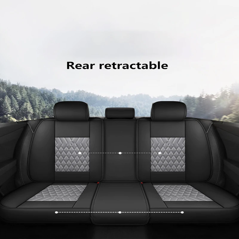범용 풀 세트 카시트 커버, 가죽 자동차 액세서리, VW 파사트 B5 B6 B7 B8 푸조 307 CC 301 인피니티 Q50 QX50 EX