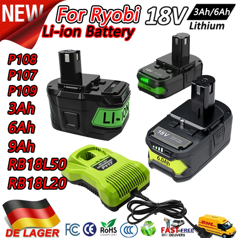 Ryobi - Batterie 18 Volts One+ 4,0 Ah Lithium-ION