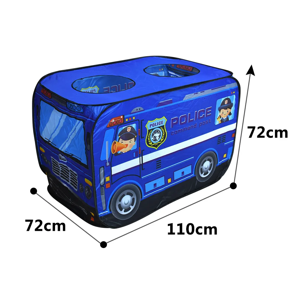 Children'S Indoor Ice Cream Car Tent Toys Playhouse Princess Boy Baby Game House Folding Ball Pool House Hamburg Car Pattern 6