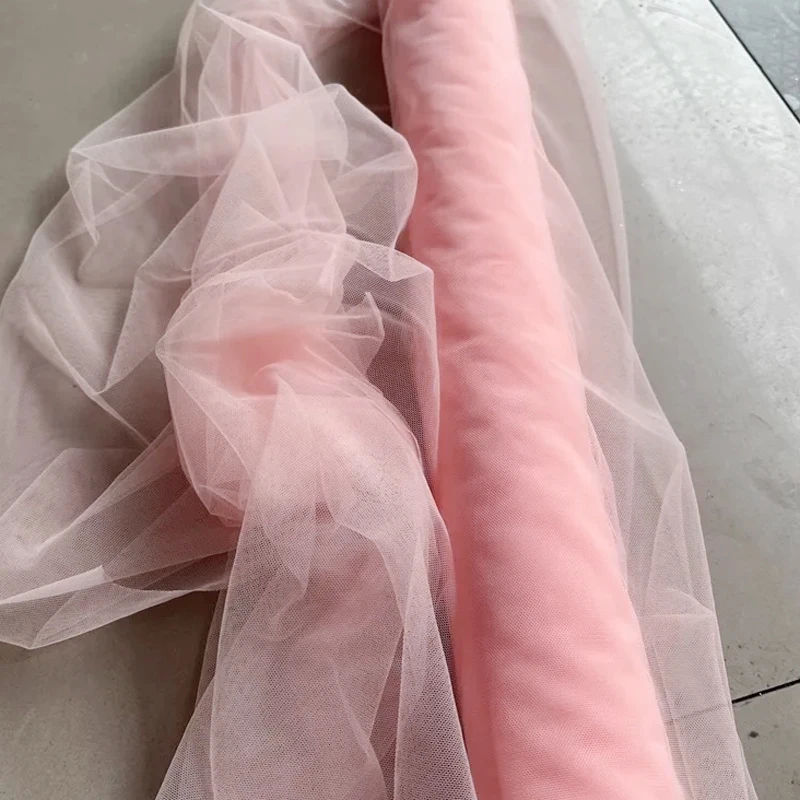 Elegant Purple and Pink Soft Tulle Fabric for Weddings and Celebrations
