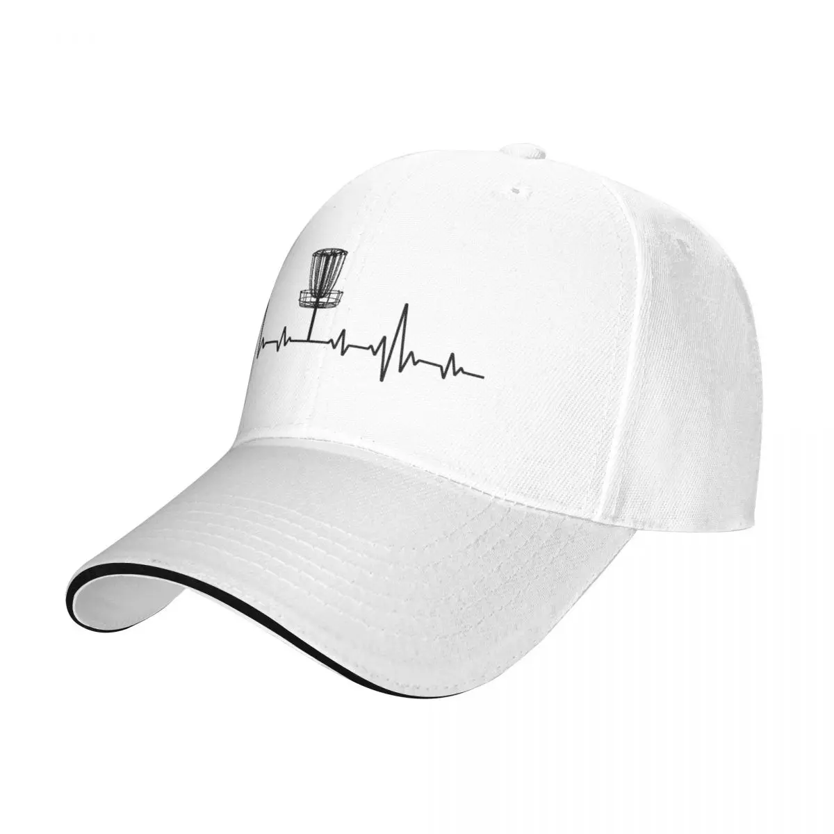 

Disc Golf Heartbeat Baseball Cap dad hat party Hat Men Luxury Brand Women's