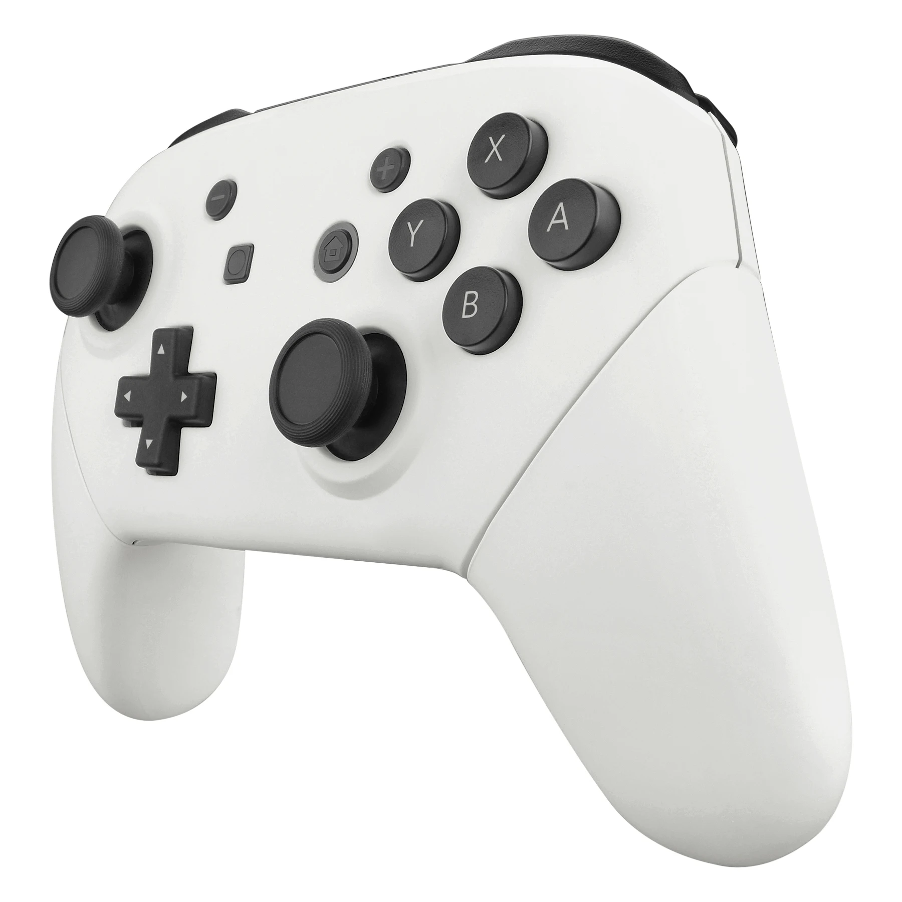 Extremerate Toque Macio Branco Placa Facial Carcaça Invólucro Capa Alças Substituição para Nintendo Switch Pro Controller - Image 2