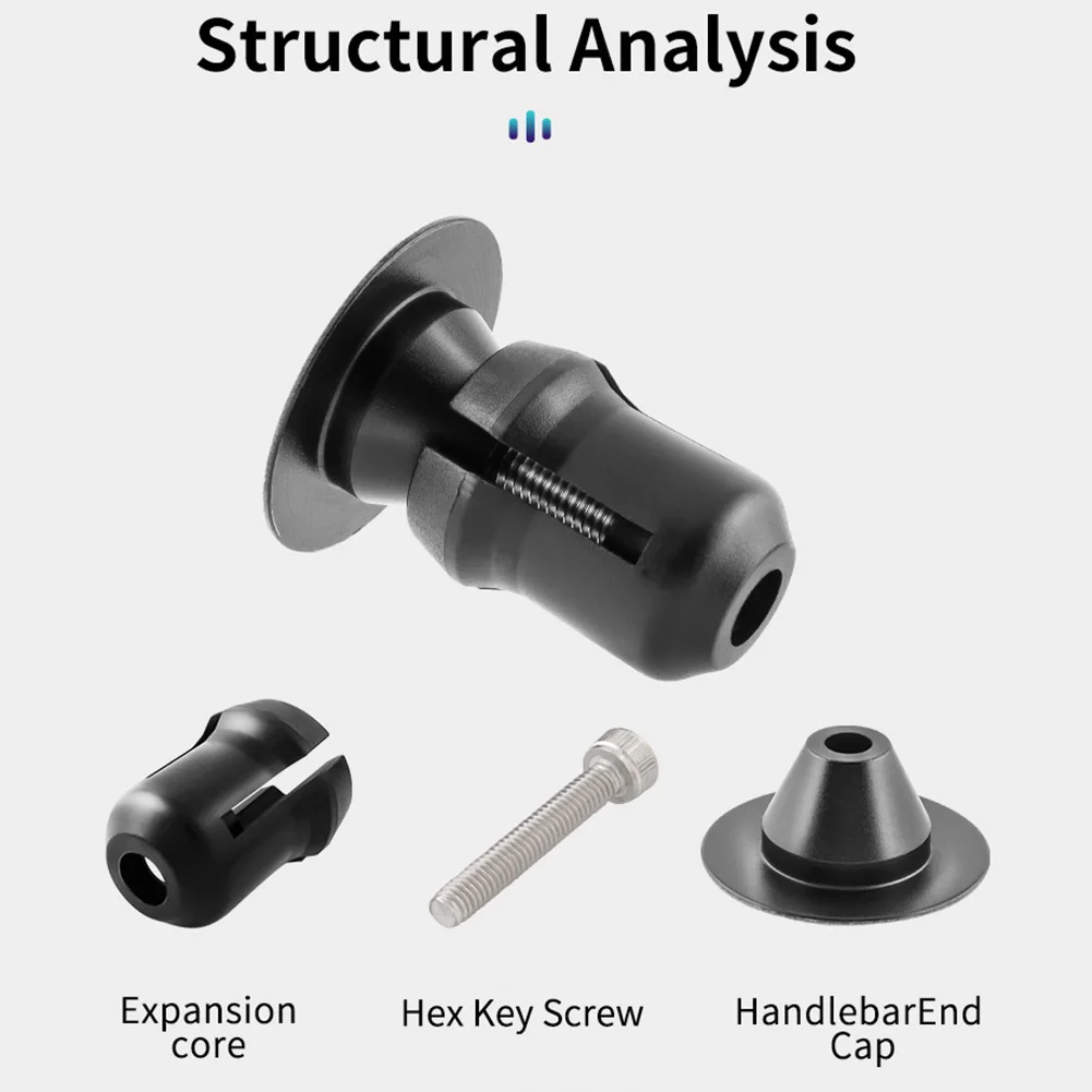 Bicycle Handlebar End Plugs Aluminum Alloy MTB Road BMX Folding Bike