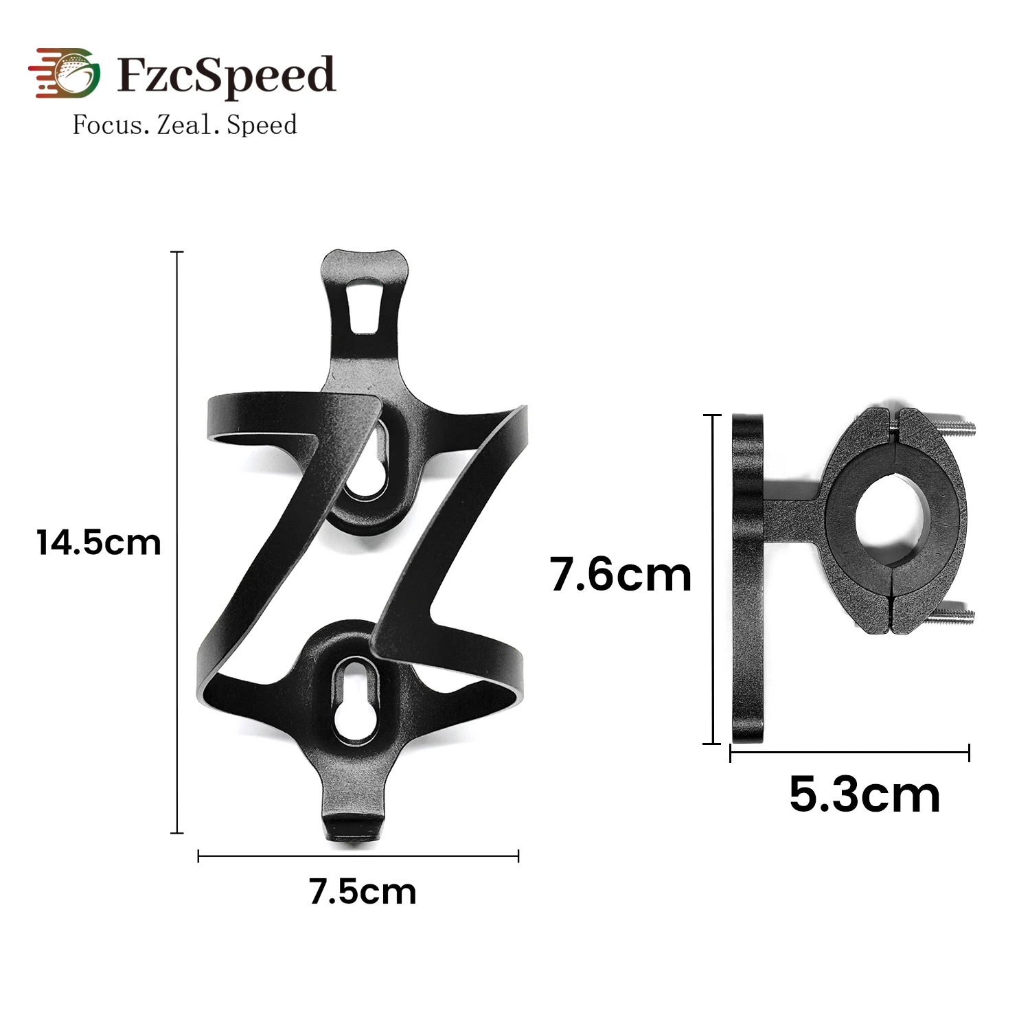 FzcSpeed ??자전거 병 홀더 경량 알루미늄 합금 MTB 산악 도로 자전거 물병 케이지 마운트 사이클링 액세서리
