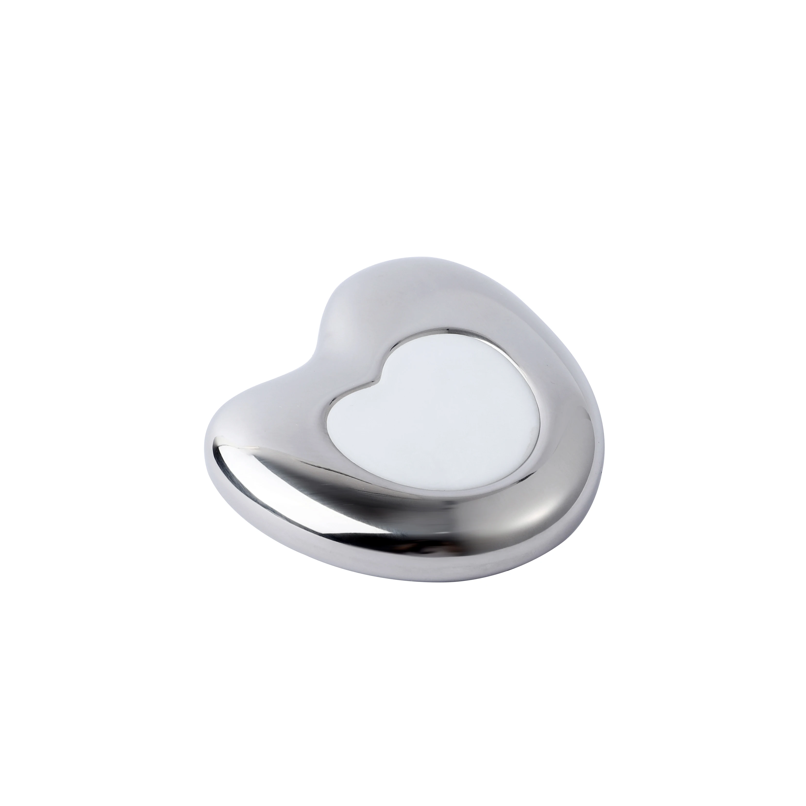Upgrade Gua Sha Stainless Steel Tool for Face, Massage Scraper for Facial Skin Care (Metallic Luster)