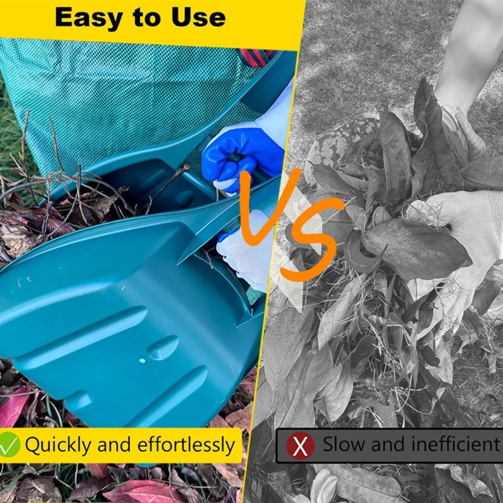 Farming Rake Portable Leaf Hand Rakes Rubbish Pick Up Grabber