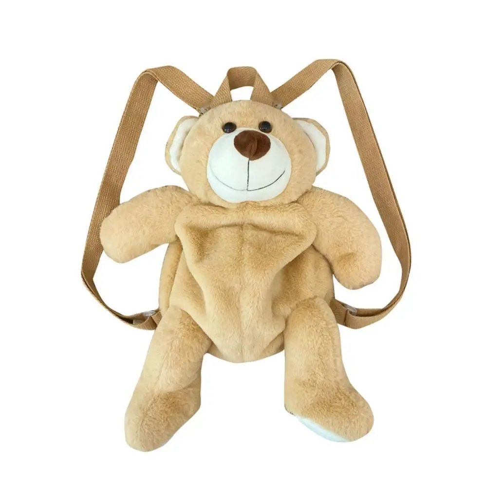 

Plush Toy Cartoon Bear Backpack Creative Plush Large Capacity Children School Bag Doll JK Lolita Animal Shoulder Bag Girls