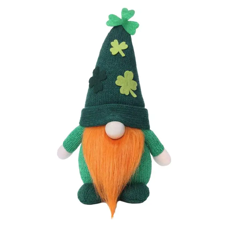 

Green Gnome Plush Gnomes Plush Decoration For Home With Shamrock Green Gnomes Decorations For Home Cute Gnome Decorations For