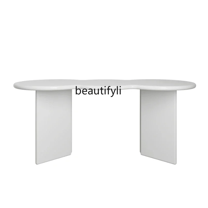 

Candy Color Designer Model Irregular Dining Table a Long Narrow Table Desk Multifunctional Table Simple Classic