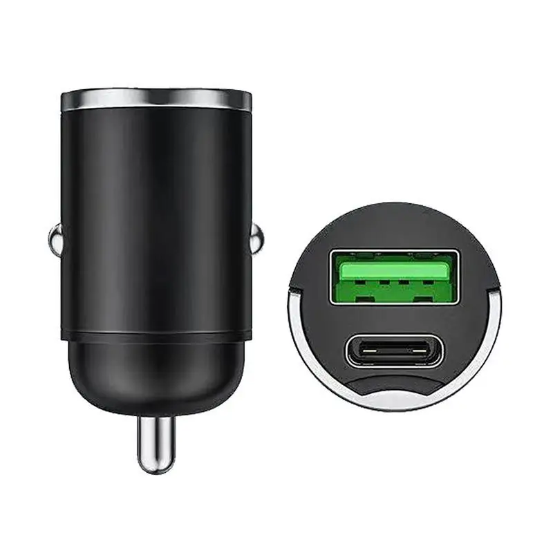 

100W Car Charger Fast Charging Cigarette Lighter Hub Adapter Dual Ports Digital Display USB A C Type-C Charging Splitter
