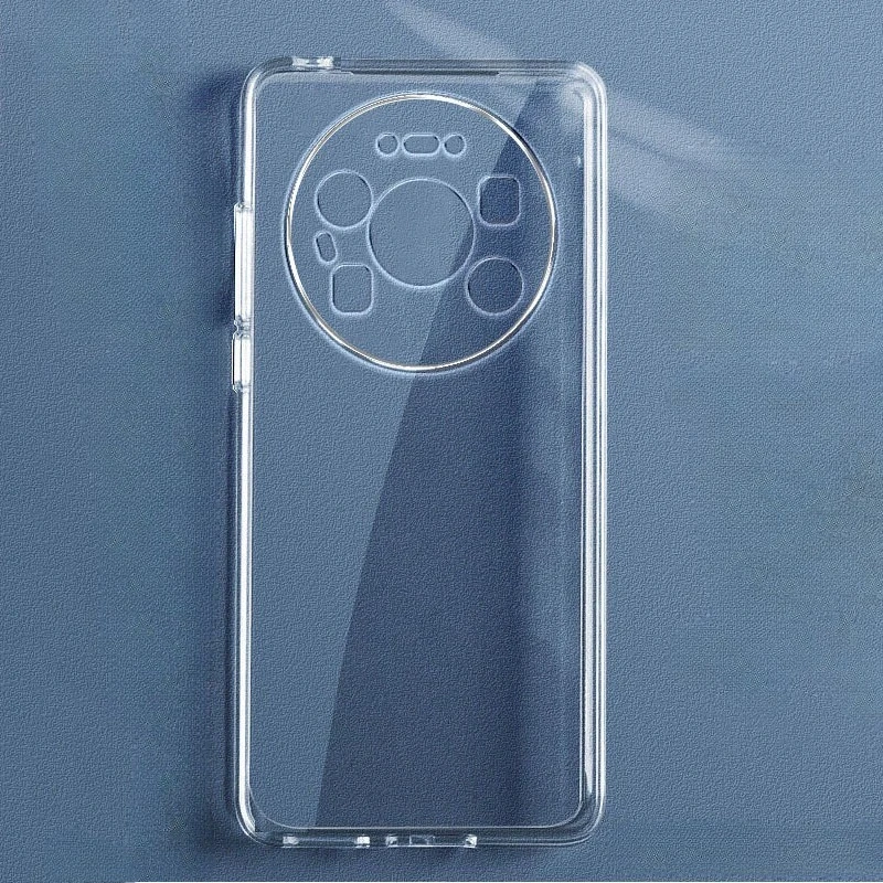 Transparent TPU Liquid Silicone Soft Phone Case - Clear Protective Back Shell