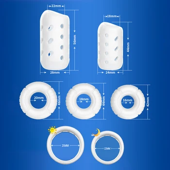 Foreskin Correction Cock Ring Penis Massage Glans Sleeve Time Delay Ejaculation Sex Toys For Men Adults 6