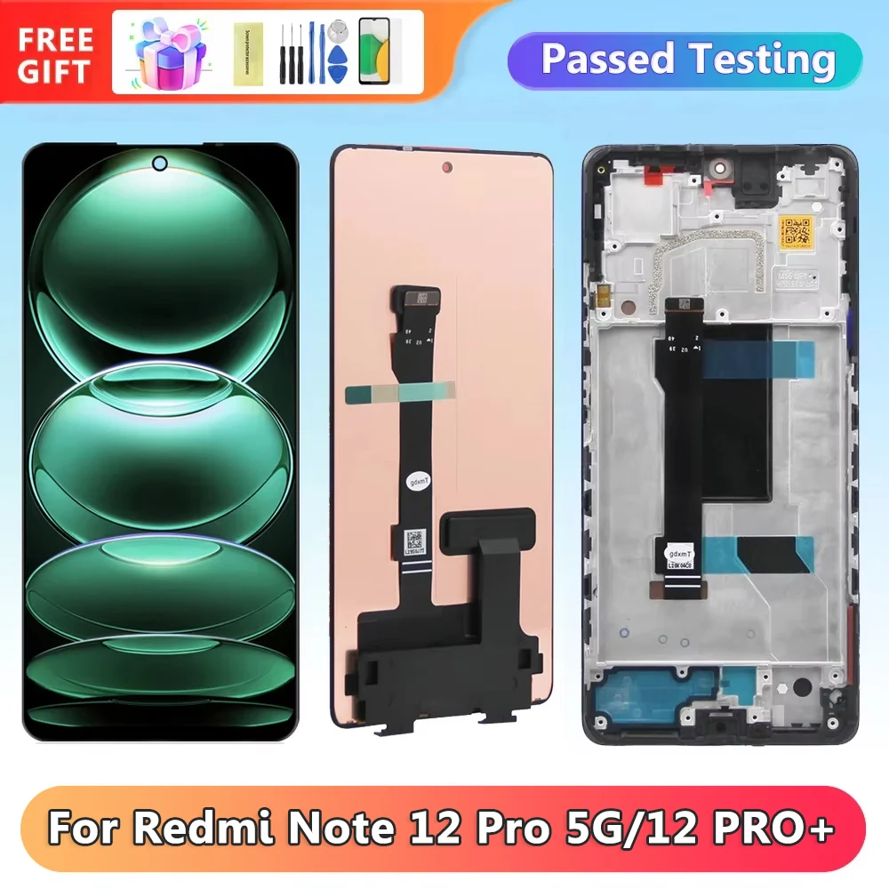 Display LCD Xiaomi Redmi Note 12 Pro 5G | Schermo Ricambio Con Cornice | Touchscreen Originale