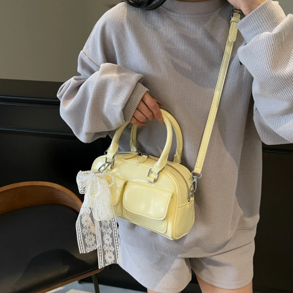 Ladies Crossbody Bag Fashion Everything Popular Casual Sweet Lace Ballet Style Design Sense of Spring and Summer New Shoulder Ba