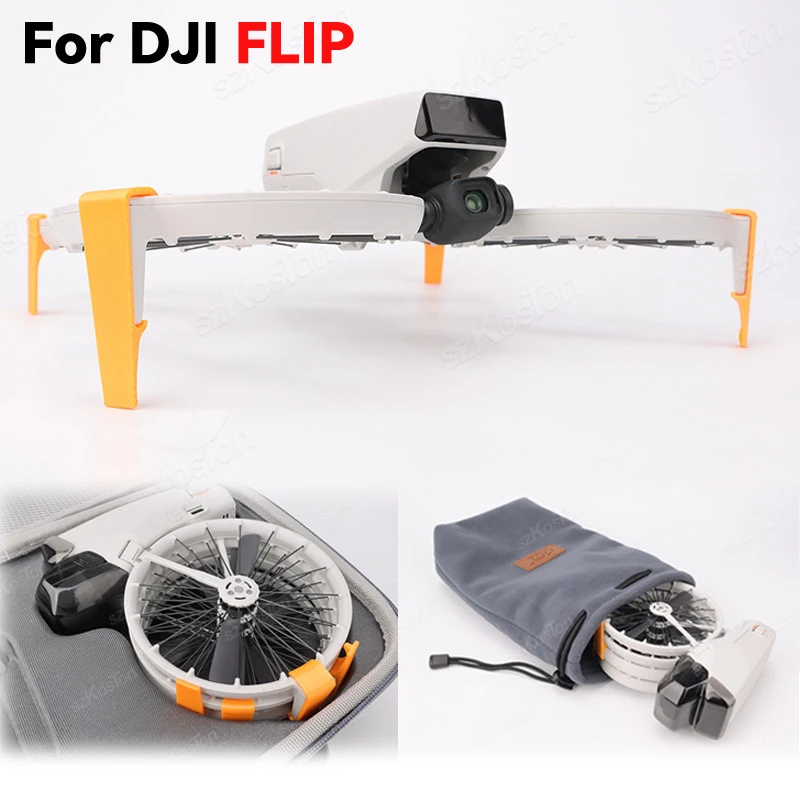 LICHIFIT Carrello Di Atterraggio Pieghevole Per DJI FLIP: Gambe Estese In Stile Ragno Per Decolli Sicuri E Protezione Drone