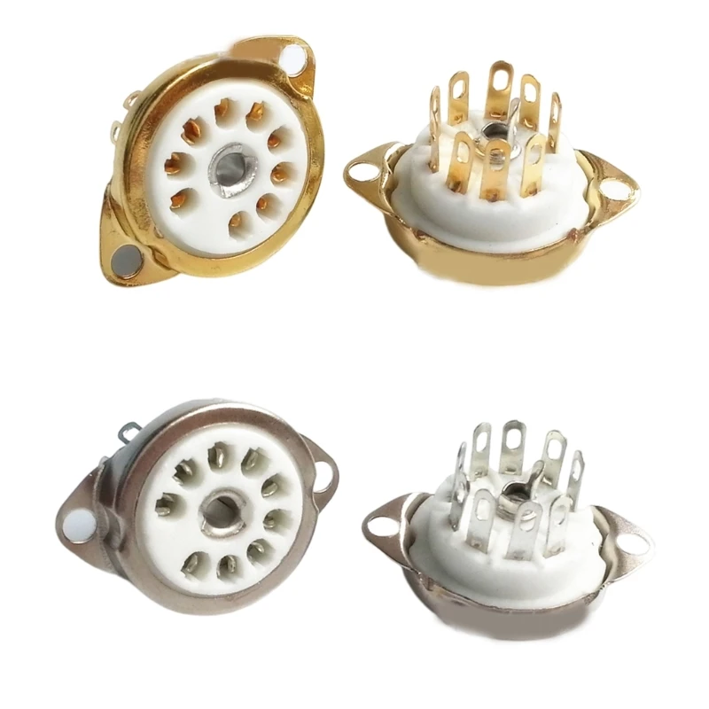 Blanko Rimlock Röhrensockel | Keramik | 8 Pins | Lötfahne