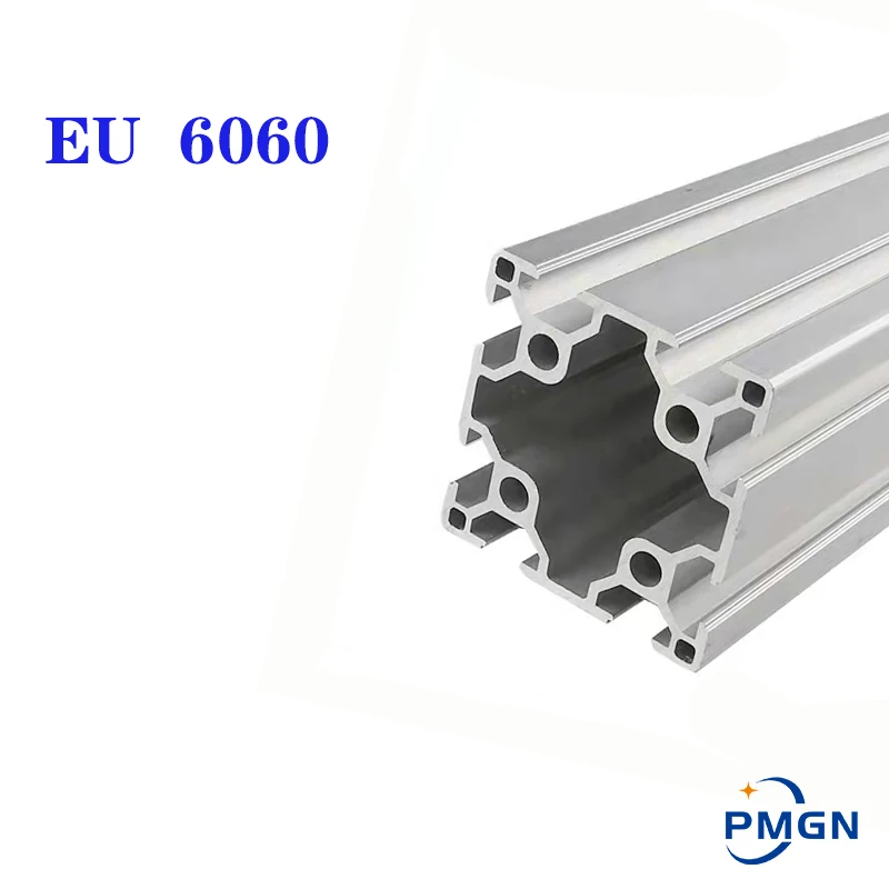 1PCS Silver 6060T 6060 T-Slot Aluminum Extrusions 60x60mm Aluminum Profile Extrusion Frame for CNC Laser Engraving Machine