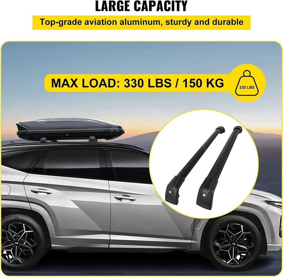 Car Roof Cargo Carrier EZREXPM 330LBS Fit For 2021-2025 Chevrolet