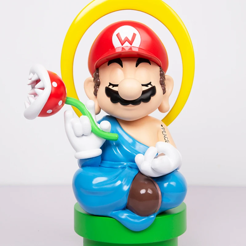 

Super Mario Figure Original Genuine Mario Tathagata Handmade Unconstrained Art Space Decoration Rare Collection Anime Peripheral