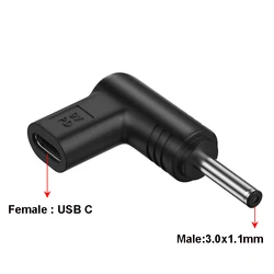 Universal USB - C to DC Power Adapter - 12V (3.0 - 1.1mm)
