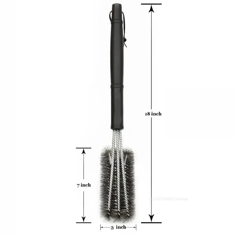 Kitchen Accessories Barbecue Grill Cleaning Brush BBQ Clean Tools Stainless Steel Non-stick Powerful Grilling Barbecue Brushes