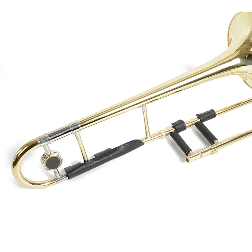 Trumpet Protective Cover Trombone Repair Accessories Trombone Trumpet Handguard Cushion Leather Sax Trombone Protective Neck Cover