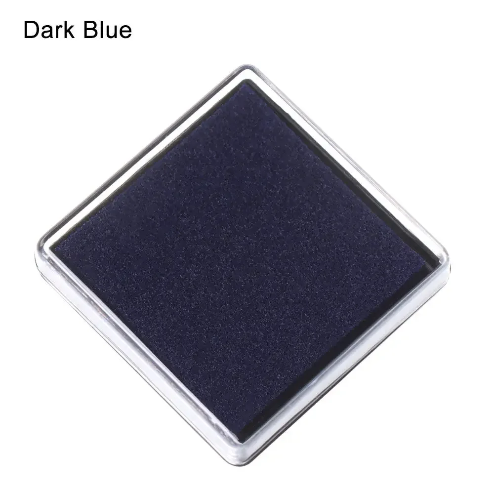 Multi-Color Art Decor Scrapbooking Ink Pad - Square Fingerprint Stamp Pads for Office & School Supplies