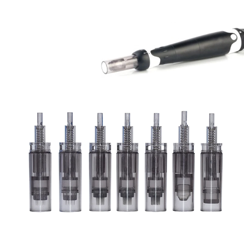 Derma Pen-A7 Auto Micro Agulhas, 9 Pins, 12 Pins, 36 Pins, 42 Pins, Nano Cartucho, Microneedling, Mesoterapia, Skin Care Tips, 50Pcs