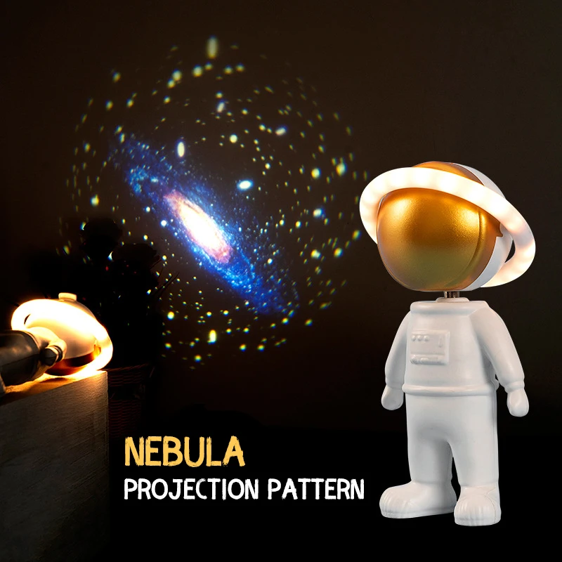 

Гибкая светодиодная лампа для проекции астронавта для спальни, декор для комнаты, ночник, уникальный детский подарок на день рождения, проектор звездного неба, новинка