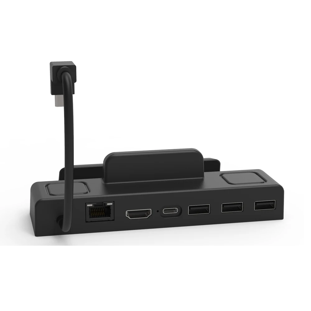 Dock Station 6-in-1 In Alluminio Per Steam Deck, ROG Ally, Legion Go, Con HDMI E USB-C
