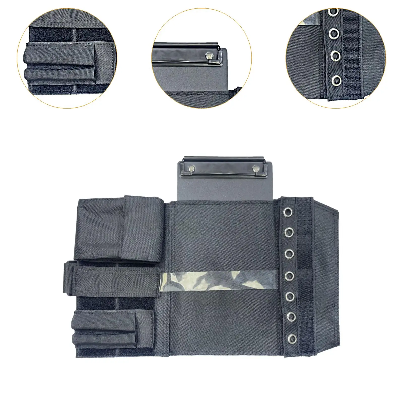 전문 조종사 항공 관찰을위한 항공 다리 스트랩 보드 주최자, 항공을위한 조종사 Kneeboard 클립 보드 펜 홀더