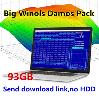 Winols 소프트웨어 Big Pack 패키지 칩 튜닝 지도 파일용 새로운 Big Archive Damos Mappacks, 최신 Winols 4.51 + 93GB