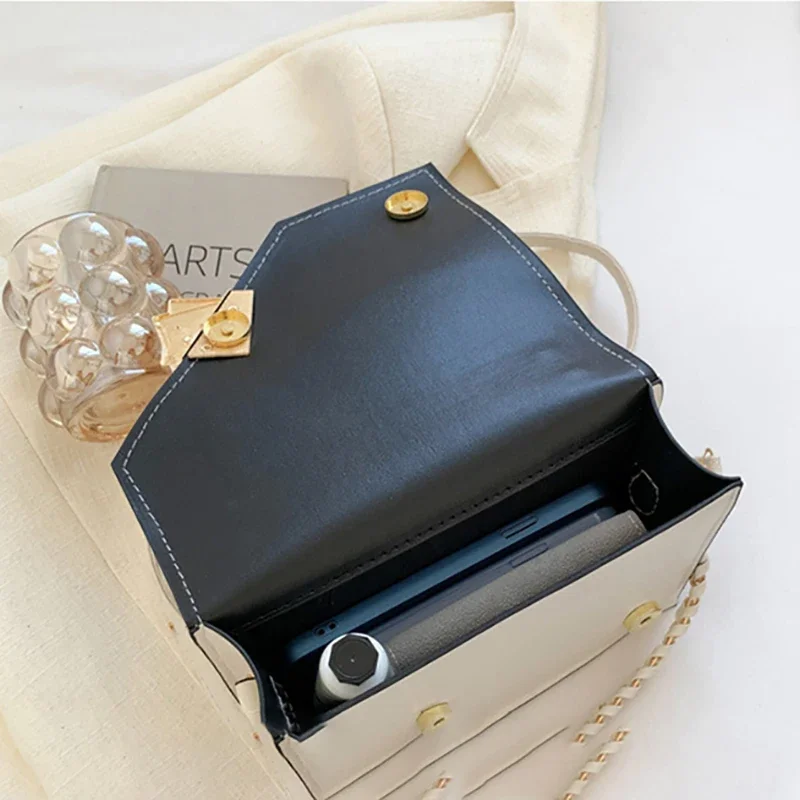 Women Luxury Designer Shoulder Bag-Retro Flap Crossbody with Chain Small Square Rhombus Messenger-Fashion Armpit Bag for Girls