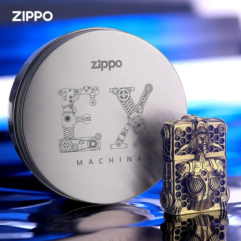 Zippo Lighter Armor Machina Collezione Antivento In Scatola