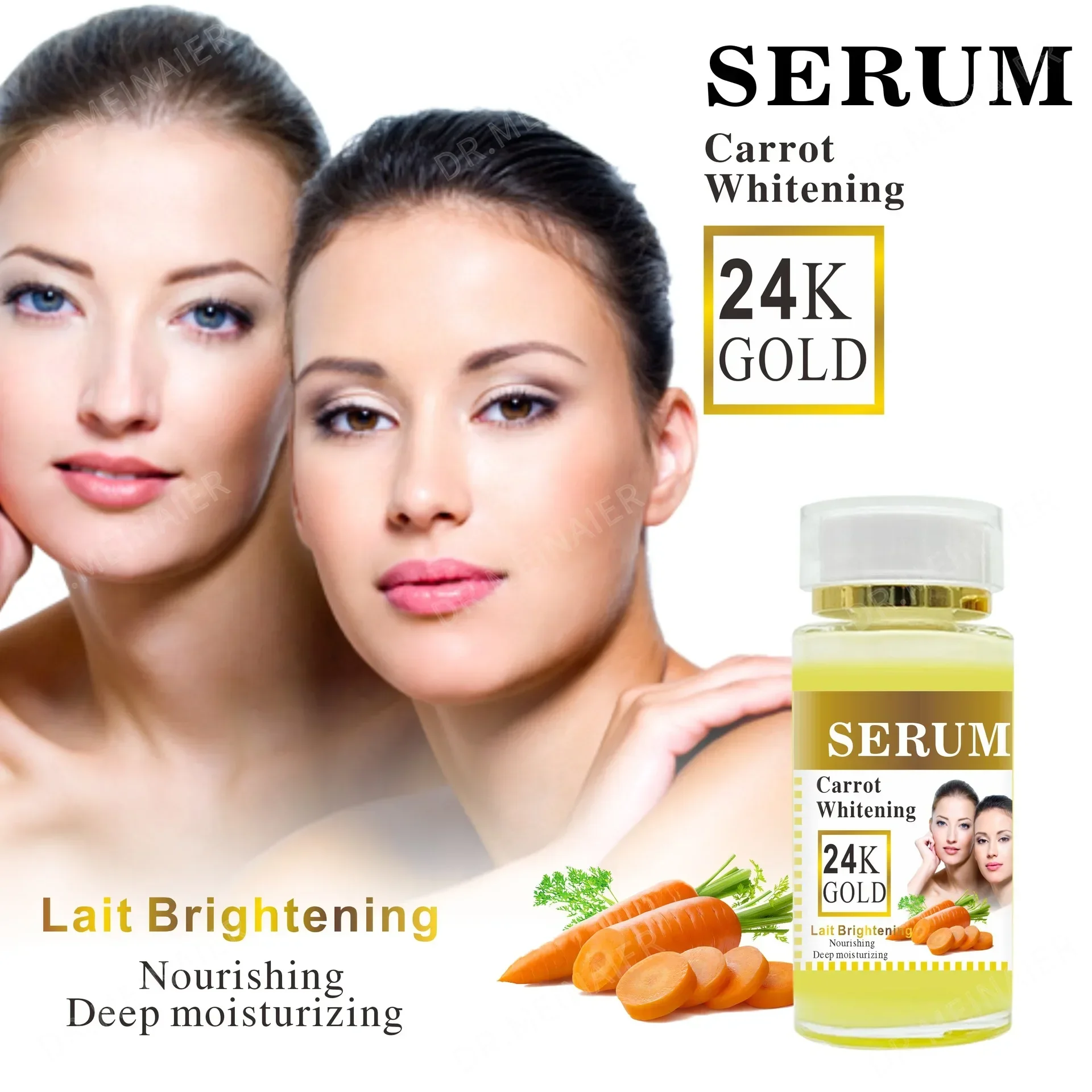 120ml Glutathione Carrot Face Essence Repairing Essence Elasticizing Essence Original Solution Moisturizing Firming Face Skin 5