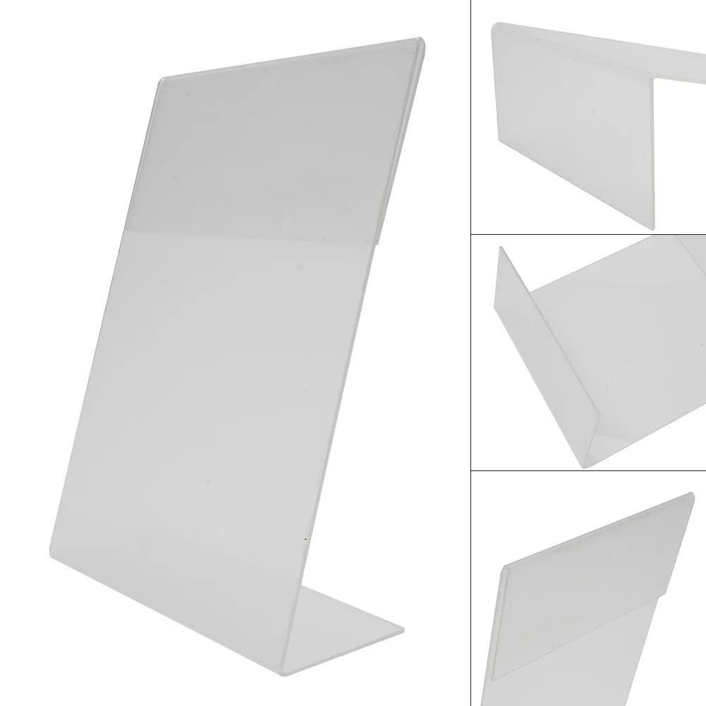 

Stand Desk Display Stand Transparent 10cmx15cm Acrylic Card Stand Display Durable Stand Desk 1 Pcs High Quality
