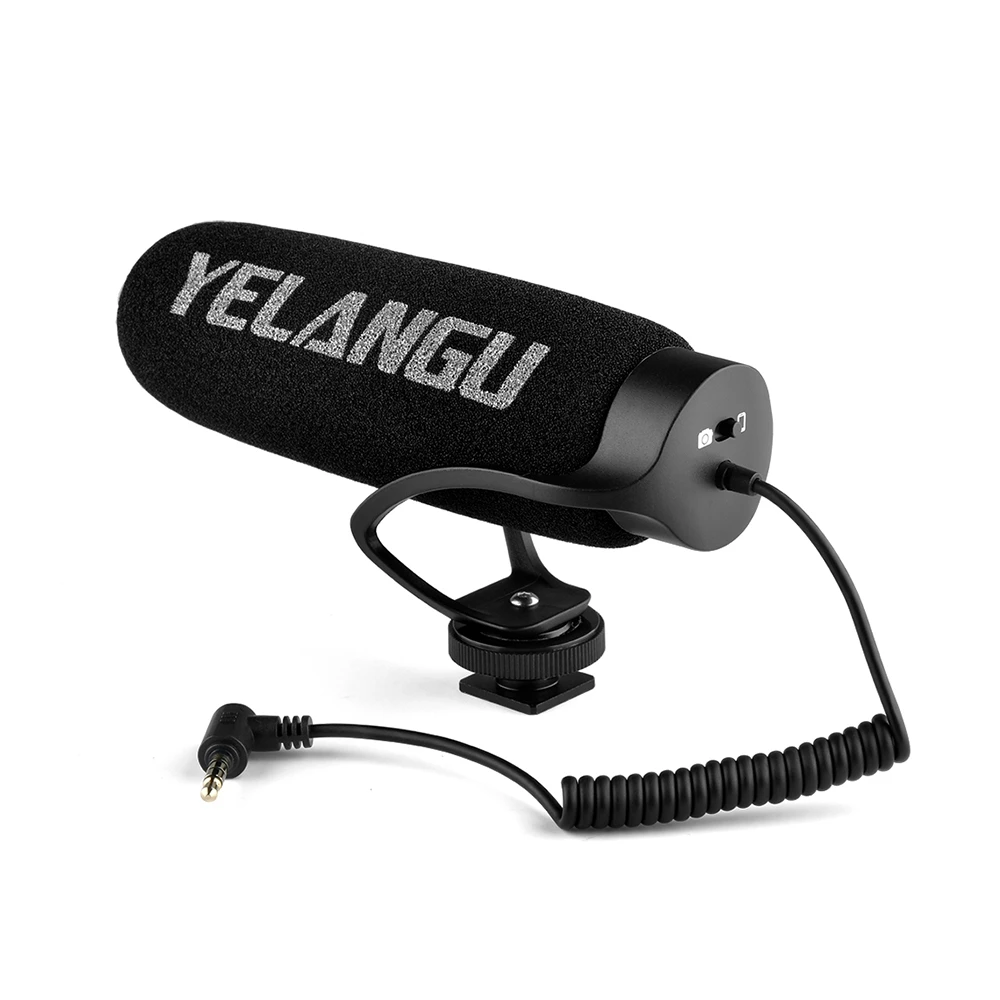 Description Picture 4 of itemYELANGU On-camera Microphone with Windproof Foam & 3.5mm Audio Cable for DSLR Camera & DV Camcorder