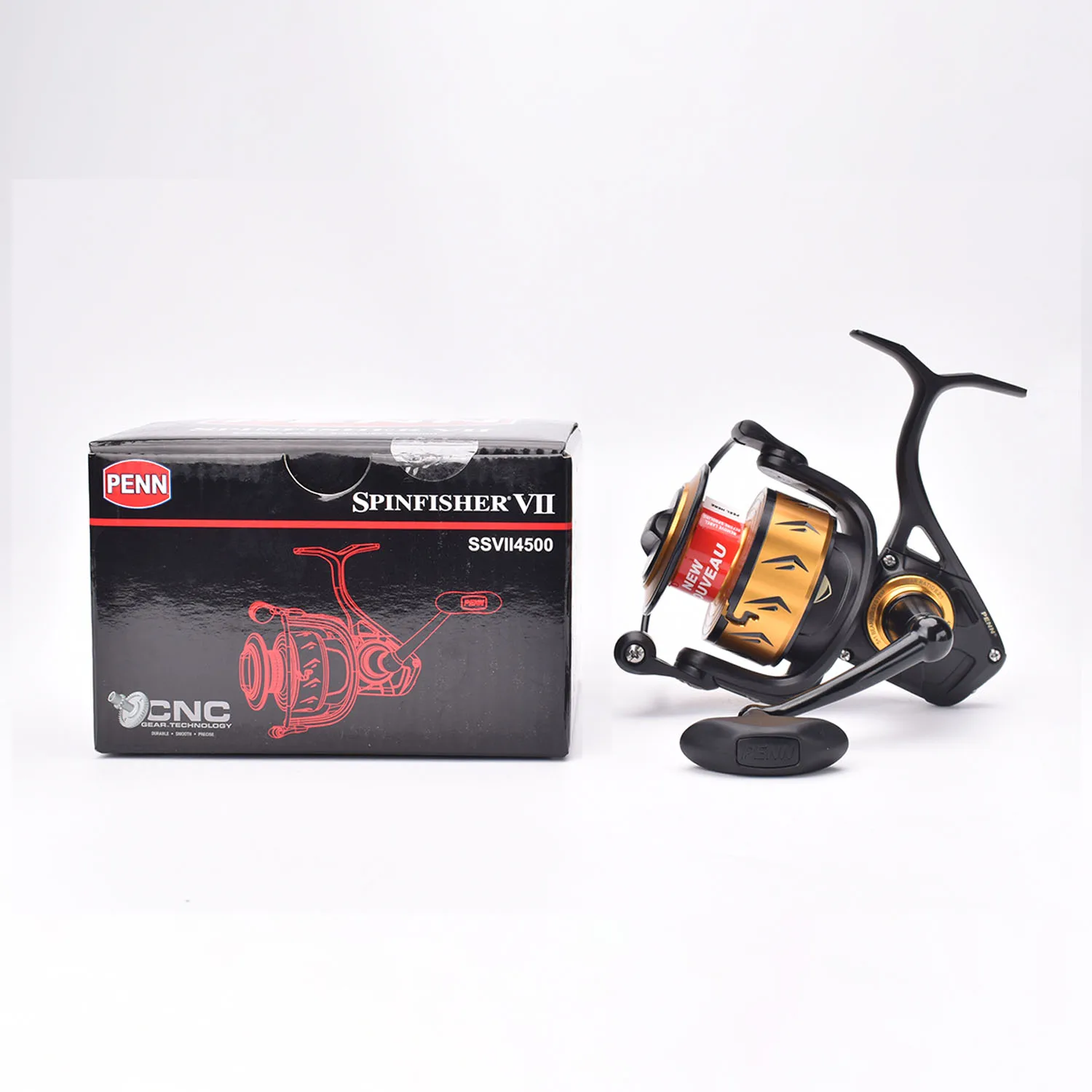 Moulinet mer PENN SSVII 7500-10500 protection corrosion 13kg drag max pour pêche en mer spinning