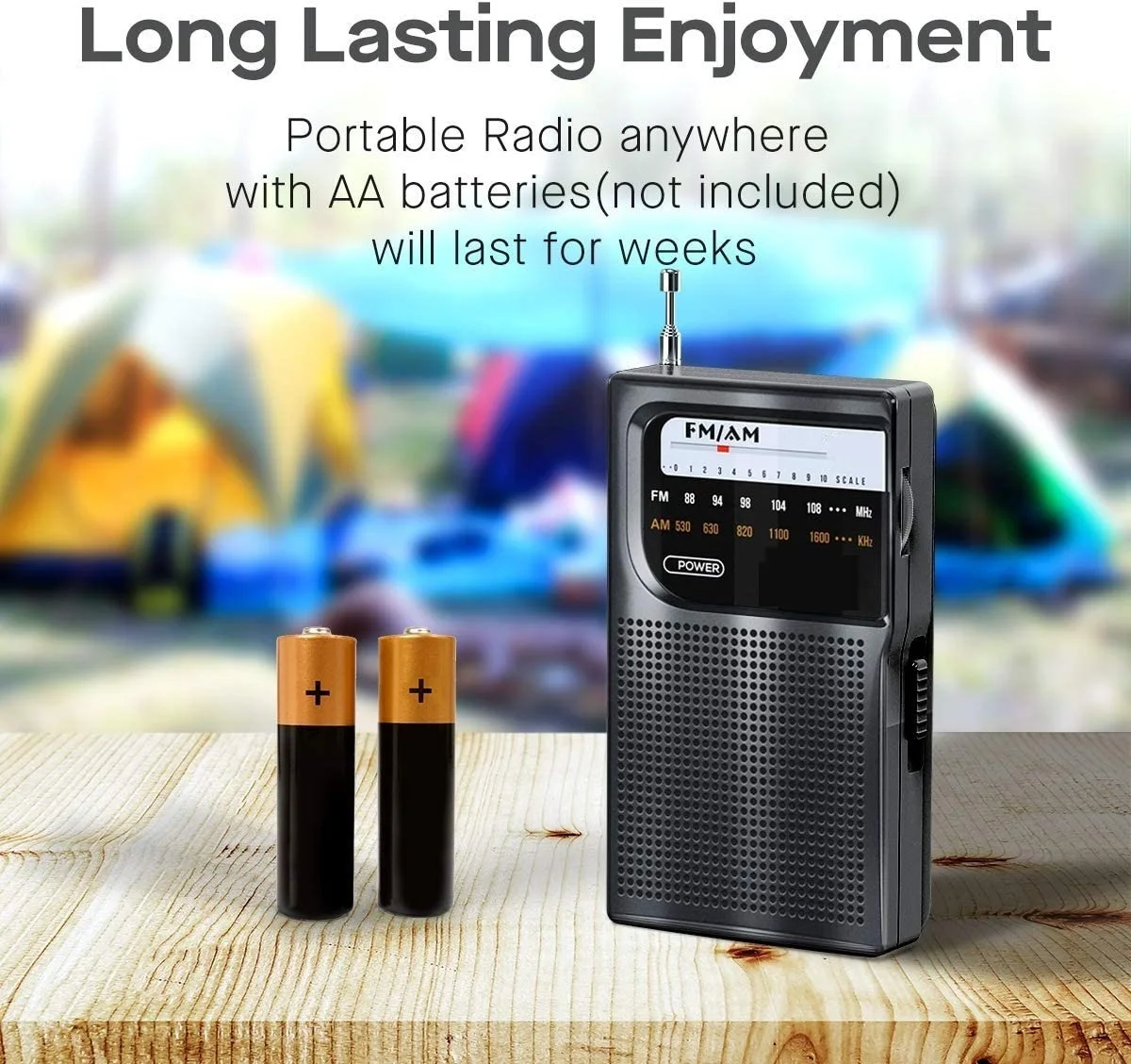 Portable-Mini-AM-FM-Radio-Dual-Band-Stereo-Pocket-For-Hike-Camping-with ...