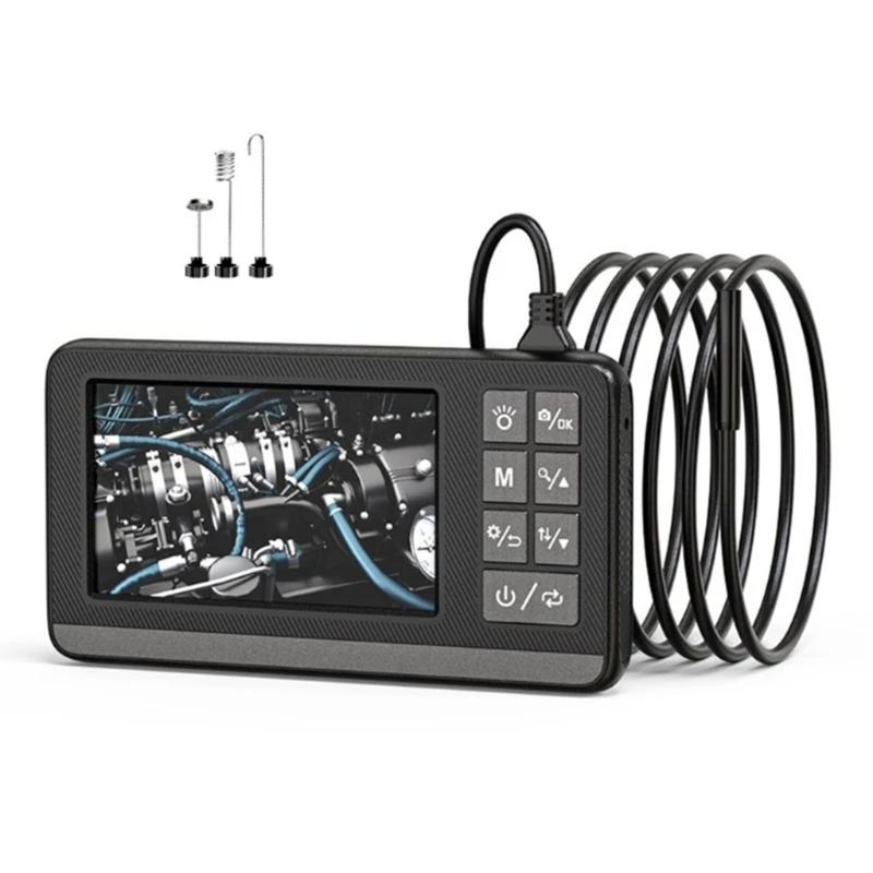 

2600mAh Industrial Endoscope 1080P 4.3 inch Digital Borescope Inspection Camera Waterproof Snake Camera for Car Engine D7WD