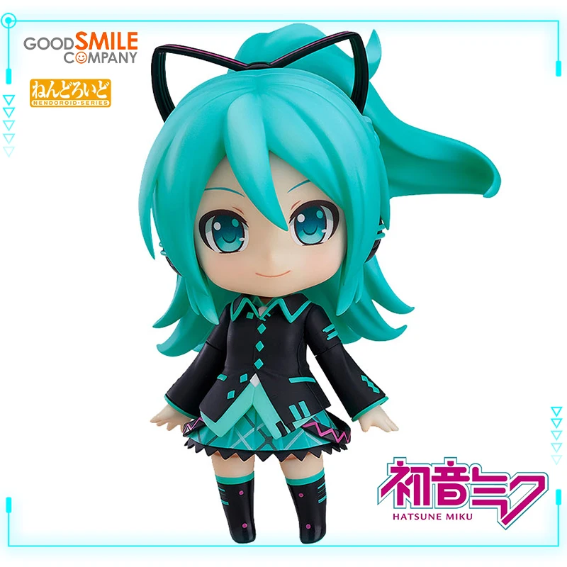 

Оригинальный подлинный NENDOROID VOCALOID, виртуальный певец Hatsune Miku, вокальный персонаж If Ver. Фигурки героев аниме, игрушечные модели, 10 см