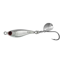 Versatile Silver Metal Fishing Lure for Saltwater and Freshwater Fishing (Fishing Lure)