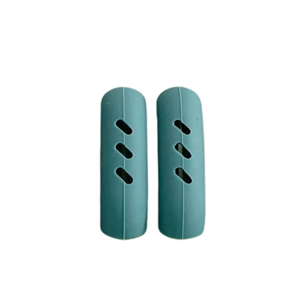 Couvercle de poignée de Casserole en Silicone, 2 pièces, couverture d'isolation thermique, Casserole, Clip d'oreille, cuiseur vapeur, support de poignée de Casserole, outil de cuisine antidérapant 15 Couvercle de poignée de Casserole en Silicone, 2 pièces, couverture d'isolation thermique, Casserole, Clip d'oreille, cuiseur vapeur, support de poignée de Casserole, outil de cuisine antidérapant 15