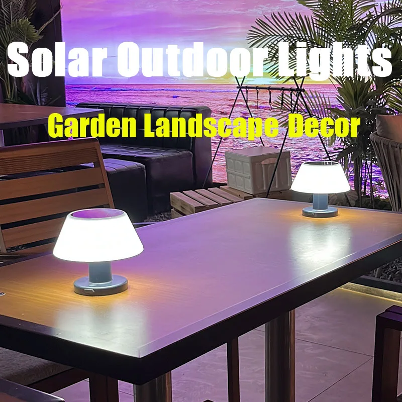 Powered Ball Led Solar Lighting Garden Outdoor Bar Garden Table Waterproof Night Lamps Decorations Ideal Gift Courtyard Tabletop